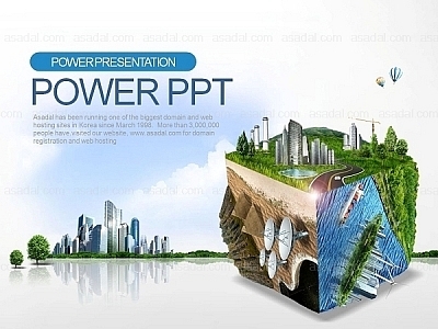 비지니스 사업 PPT 템플릿 세트_친환경 글로벌 01(퓨어피티)