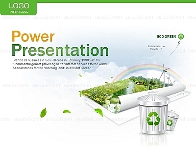 친환경 디자인 PPT 템플릿 세트_Green Recycle_001(드림피티)