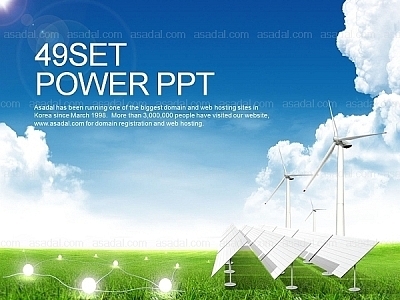 사업 유토피아  PPT 템플릿 세트2_친환경 에너지(퓨어피티)