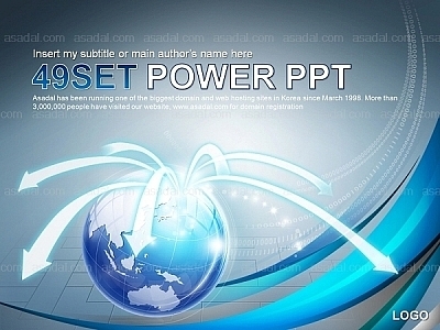 사업 세계 PPT 템플릿 세트2_네트워크와 글로벌_b0057(하이피티)