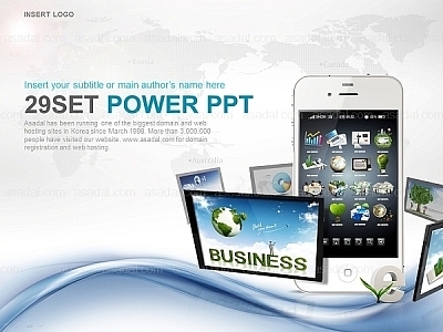 모바일 mobile PPT 템플릿 세트_모바일 비즈니스 10(헬로우피티)