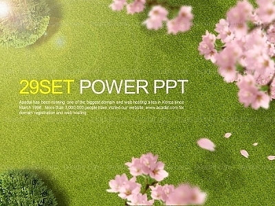 봄 spring PPT 템플릿 세트_봄빛 01(퓨어피티)