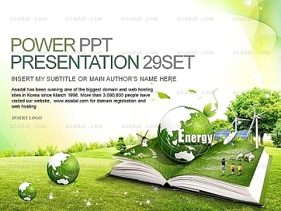 광고기획 디자인 PPT 템플릿 세트_Green Energy_0496(바니피티)
