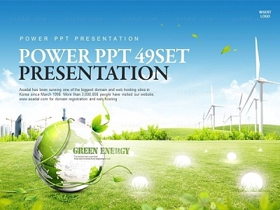 신재생에너지 녹색성장 PPT 템플릿 세트2_그린에너지_1085(바니피티)
