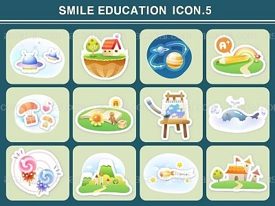 아이콘 icon PPT 템플릿 1종 스마일 교육 아이콘_0014(비토피티)