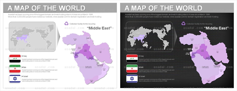 해외지도 world map PPT 템플릿 1종_중동지도_0005(맑은피티)