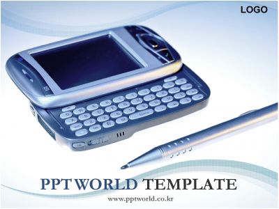 펜 PDA PPT 템플릿 전자사전이 있는 템플릿_슬라이드1