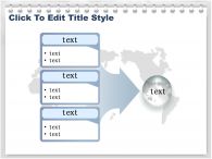 지도 사람 PPT 템플릿 그래프와 세계지도가 있는 템플릿_슬라이드12