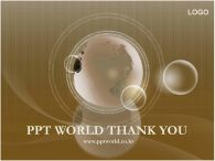 금빛 세계 PPT 템플릿 금빛 지구가 있는 템플릿_슬라이드16