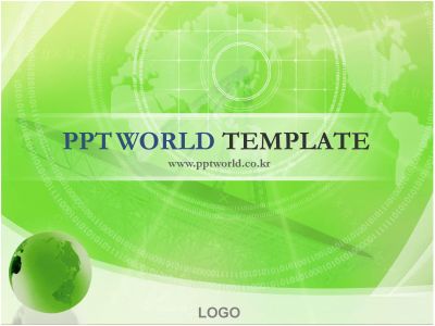 전파 통신 PPT 템플릿 정보통신과 세계화