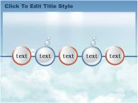 하늘 물방울 PPT 템플릿 파란하늘과 지구본_슬라이드5