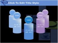 연두색 보라색 PPT 템플릿 선명한색상과 청진기_슬라이드7