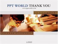 갈색배경 도서관 PPT 템플릿 도서관 모습이 있는 템플릿_슬라이드16