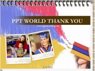 외국인 어린이 PPT 템플릿 사진과 스케치북_슬라이드16