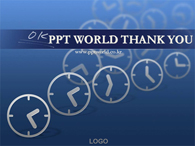 글씨 ok PPT 템플릿 시계그래픽이 있는 템플릿_슬라이드16