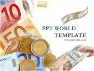 유로 달러 PPT 템플릿 세계 각국의 돈 템플릿_슬라이드1