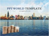 글로벌 달러 PPT 템플릿 세계 속의 금전_슬라이드1