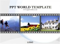 등산 해바라기 PPT 템플릿 풍경 스냅사진 템플릿_슬라이드1