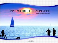 해 보트 PPT 템플릿 해변이 보이는 템플릿_슬라이드1