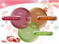 과일들 딸기와 포도 PPT 템플릿 여러 종류의 베리과일_슬라이드8