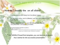 꽃 아침이슬 PPT 템플릿 촉촉한 잎새와 이국적인 꽃_슬라이드2