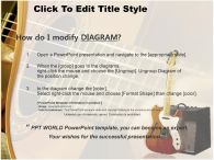 일렉기타 기타 치는 모습 PPT 템플릿 기타템플릿_슬라이드3