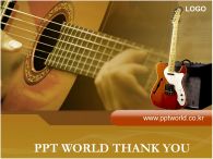 일렉기타 기타 치는 모습 PPT 템플릿 기타템플릿_슬라이드16