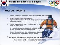 스키어 플레이트 PPT 템플릿 스키 템플릿_슬라이드4