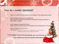 선물 산타 PPT 템플릿 눈꽃이 있는 크리스마스 템플릿_슬라이드3
