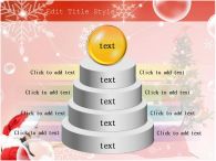 선물 산타 PPT 템플릿 눈꽃이 있는 크리스마스 템플릿_슬라이드6