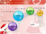 선물 산타 PPT 템플릿 눈꽃이 있는 크리스마스 템플릿_슬라이드15