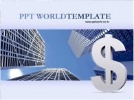 돈 경제 PPT 템플릿 빌딩과 달러가 있는 템플릿_슬라이드1