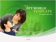 파워포인트  창업계획서 PPT 템플릿 선생님과 학생이 있는 템플릿_슬라이드1
