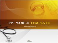 애니형 파워포인트 PPT 템플릿 알약과 청진기_슬라이드1
