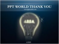 글로벌 사업계획서 PPT 템플릿 전구와 아이디어_슬라이드16