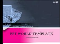 ppt 템플릿 PPT 템플릿 글로벌 커뮤니케이션_슬라이드1