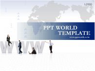 ppt 템플릿 PPT 템플릿 세계속의 인터넷_슬라이드1