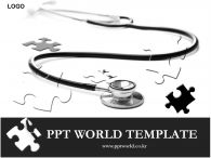 ppt 템플릿 PPT 템플릿 청진기 퍼즐_슬라이드1