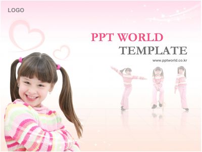 ppt 템플릿 PPT 템플릿 여자아이가있는템플릿_슬라이드1