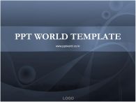 simple graphic PPT 템플릿 심플블루계열금융템플릿_슬라이드1