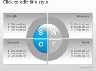 ppt 템플릿 PPT 템플릿 8종형 SWOT_슬라이드2