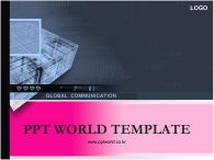 ppt 템플릿 PPT 템플릿 [애니형]글로벌 커뮤니케이션_슬라이드1