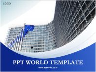 보고서 회사소개서 PPT 템플릿 [애니형]글로벌고층빌딩2_슬라이드1