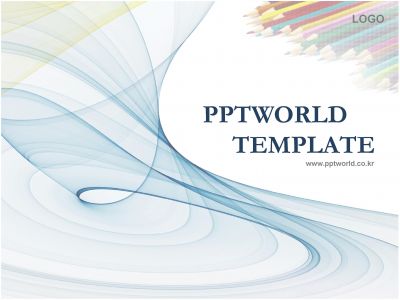ppt 템플릿 PPT 템플릿 색연필과 곡선_슬라이드1