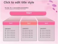 ppt 템플릿 PPT 템플릿 [애니형]화사한 배경의 핑크빛 꽃_슬라이드11
