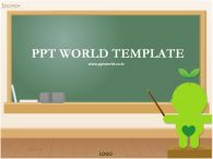 수업 새싹 PPT 템플릿 [고급형]칠판이있는템플릿_슬라이드1