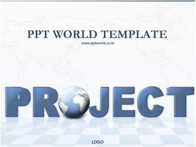 지도 프로젝트 PPT 템플릿 [기본형]PROJECT 로고가 있는 깔끔한 기획서