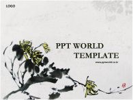 피피티월드 디자인 PPT 템플릿 [애니형]동양적인 느낌의 홍보자료2(자동완성형 포함)_슬라이드1