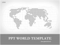세계지도 지구본 PPT 템플릿 [고급형]글로벌 보고서(자동완성형포함)_슬라이드1