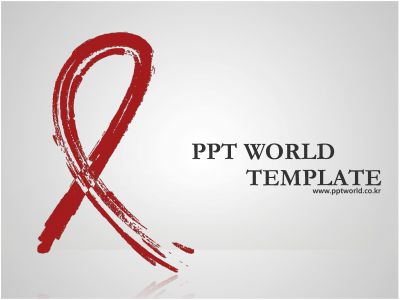 에이즈의 날 세계 에이즈의 날 PPT 템플릿 세계 에이즈의 날